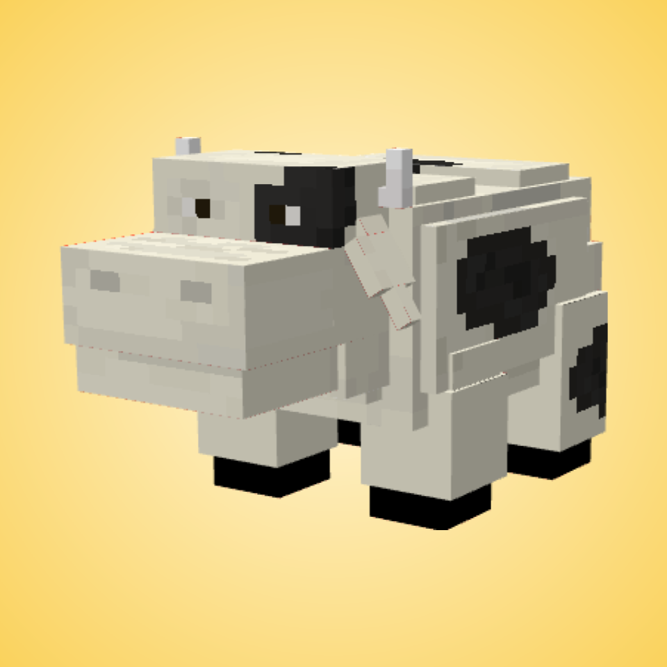 Hippo Cow in Server