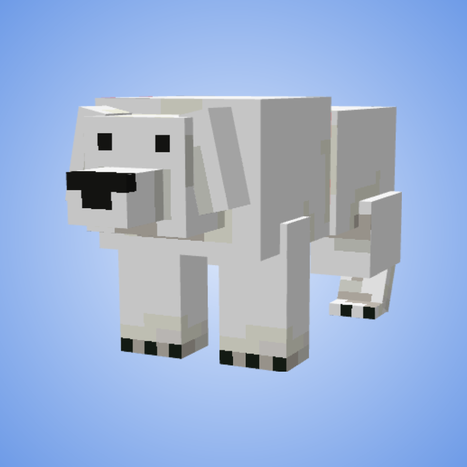 Polar Bear Dog in the Server