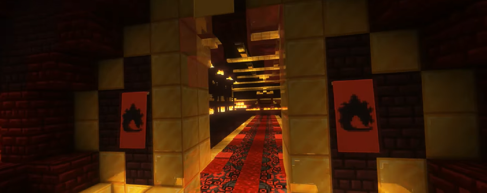 Image of the Fire Nation Throne Room in the Server